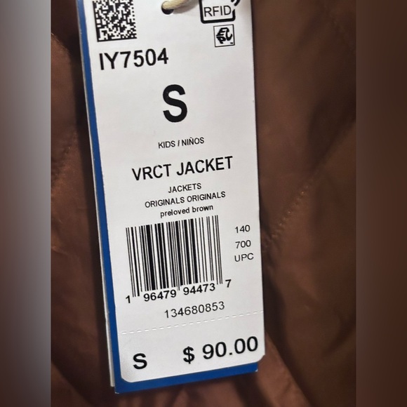 ADIDAS ADICOLOR JACKET UNISEX KIDS SIZE SMALL - Picture 9 of 11